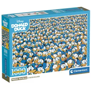 1000-piece puzzle Clementoni Disney Donald Duck Impossible image-0