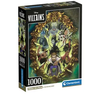 1000-piece puzzle Clementoni Disney Villains image-0