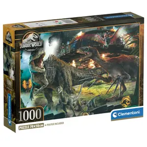 1000-piece puzzle Clementoni Jurasic World image-0