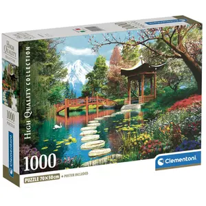 1000-piece puzzle Clementoni Fuji Garden image-0