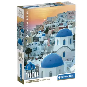 1000-piece puzzle Clementoni Santorini image-0