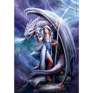 Puslespil med 1000 brikker Clementoni Anne Stokes Dragon Mage