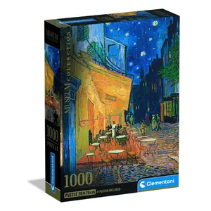 1000-piece puzzle Clementoni Museum Van Gogh Cafe Terrace at Night