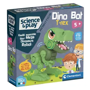 Dinosaur T-Rex robot building set Clementoni image-0
