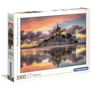 Pack of 1000 puzzle pieces Clementoni Mont St Michel image-1