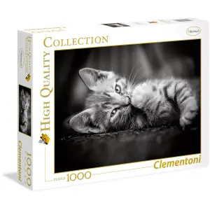 1000-piece cat puzzle Clementoni Kitty image-0