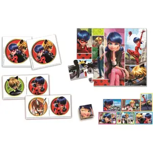 Puzzle edukit 4 in 1 Clementoni Miraculous image-0
