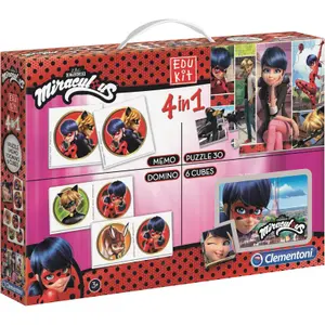 Puzzle edukit 4 in 1 Clementoni Miraculous image-1