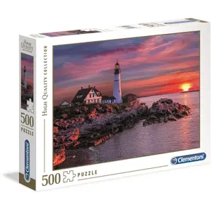 500-piece puzzle portland lighthouse Clementoni image-0
