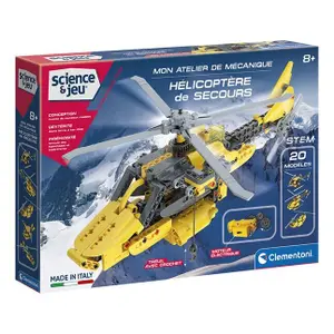 250-piece helicopter building set Clementoni image-1