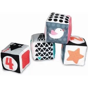 Early learning games fabric cubes Clementoni image-2