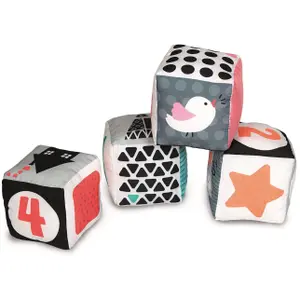 Early learning games fabric cubes Clementoni image-3