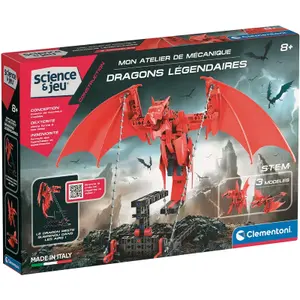 Legendary dragon building sets Clementoni image-1
