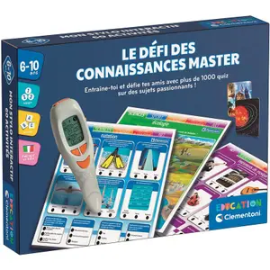 Uddannelsesspil viden udfordring master Clementoni