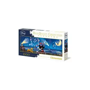 1000-piece puzzle Clementoni Disney Panorama Mickey & Minnie image-6