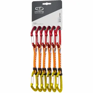Conjunto de 6 ganchos rápidos de alpinismo Climbing Technology Fly-weight Evo Mix image-0