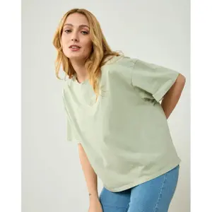 T-shirt oversized donna Clotsy Brand image-1