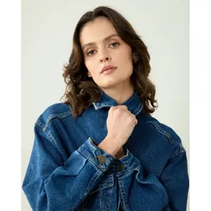 Jeansjacke Damen Clotsy Brand image-2