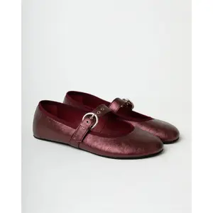 Damen Ballerinas mit Riemchen Clotsy Brand image-1