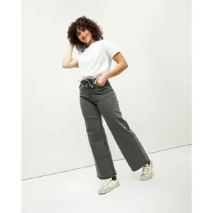 Wide Leg Women's Jeans Clotsy Brand María image-1