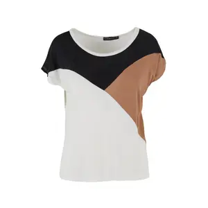 T-Shirt Cloud5ive Damen Viskose Colorblock image-0