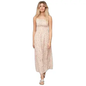 Tiermuster Maxikleid Damen Cloud5ive image-0