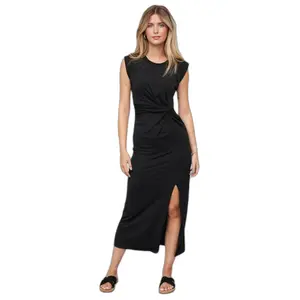 Lange Kleid mit Schlitz für Damen Cloud5ive image-0