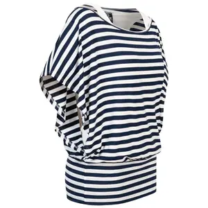 T-shirt riscas 2 em 1 mulher Cloud5ive Fashion image-1