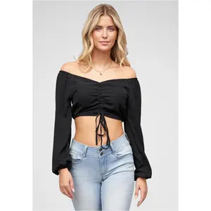 Blusa de mangas bufantes para mulher Cloud5ive Kurze image-0