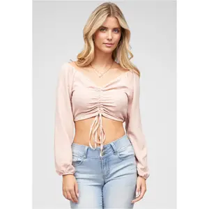 Blusa de mangas bufantes para mulher Cloud5ive Kurze image-0