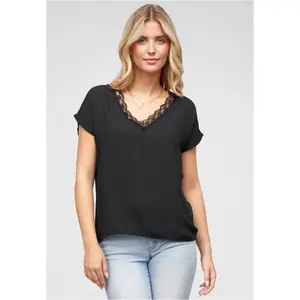 T-shirt com decote em V para mulher Cloud5ive image-0
