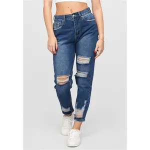 Jeans boyfriend destruidos mulher Cloud5ive image-0