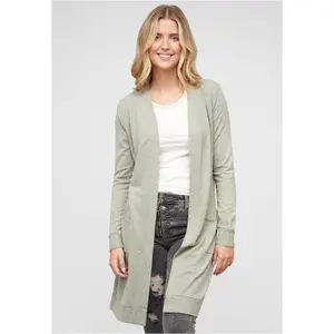 Cardigan longo com 2 bolsos laterais para mulher Cloud5ive image-0