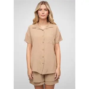 Chemisier mousseline manches courtes femme Cloud5ive image-0