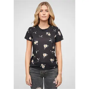 T-shirt de viscose com estampa floral para mulher Cloud5ive image-0