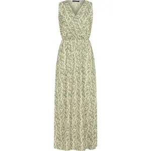 Vestido maxi envolvente estampado mujer Cloud5ive image-0