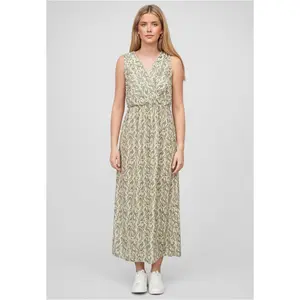 Vestido maxi envolvente estampado mujer Cloud5ive image-1