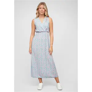 Vestido de embrulho feminino Cloud5ive All Over image-0