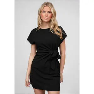 Vestido t-shirt com cinto para mulher Cloud5ive image-0