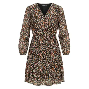 Vestito da donna in chiffon con scollo a V a motivo floreale Cloud5ive image-0