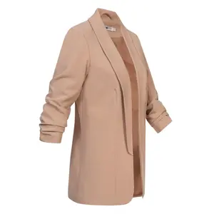 Blazer manches 3/4 coupe ouverte avec fronces femme Cloud5ive image-1