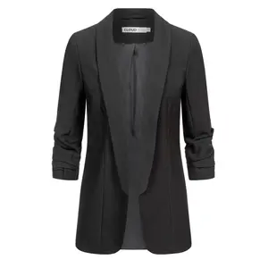 Blazer manches 3/4 coupe ouverte avec fronces femme Cloud5ive image-0