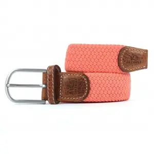Elastische gevlochten riem Billybelt Corail image-0