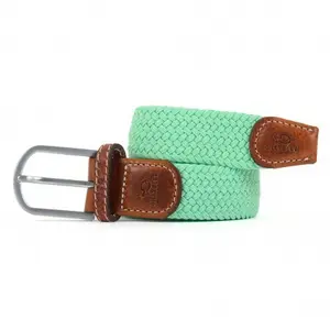 Elastische gevlochten riem Billybelt Vert D'eau image-2