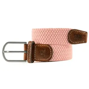 Elastische gevlochten riem Billybelt Rose Velouté image-0