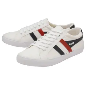 Trainers Gola Varsity white navy red image-3