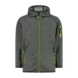 Children's hooded fleece CMP Fix Knit-Tech image-0