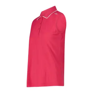 Polo sans manches en piqué extensible femme CMP image-2