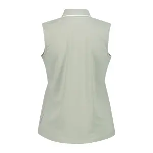 Dames Mouwloos Stretch Piqué Poloshirt CMP image-1