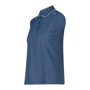 Dames Mouwloos Stretch Piqué Poloshirt CMP image-2